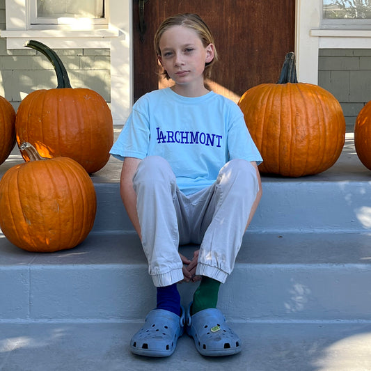 YOUTH SIZES LArchmont Tee - Chambray Blue